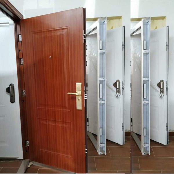 Puerta blindada línea acero de Antigua Casa Gutiérrez